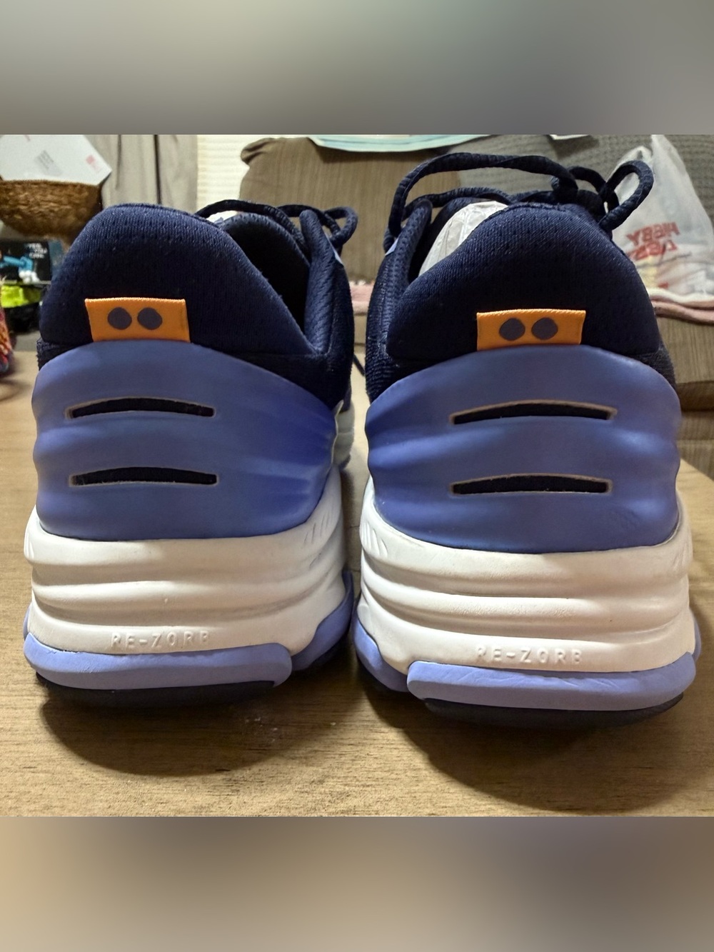 Ryka Navy Sneakers with Light Blue and White Accents - Picture 4 of 6